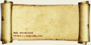 Anđela Simović vizit kartica